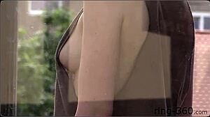 Vanessa Wolff poses nude in extreme outdoor public settings with cute erotic beauty