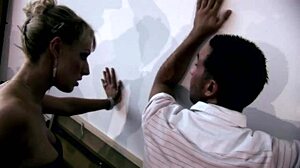 brooke jameson and cindy behr get fucked by kieran lee in bed. they do anal fingering, deepthroat, doggystyle with fishnets and lingerie