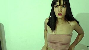 Beautiful Companion In Pajamas And Tight Shorts With Cute Face Fucked On Bed