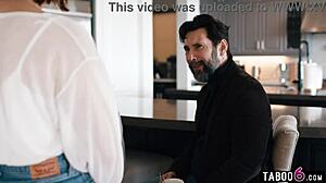 big ass sophia burns gets surprise visit from ex friends boyfriend for hardcore sex