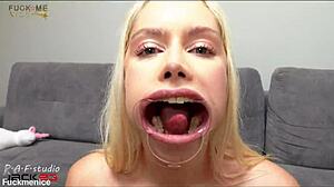 Vivian Lola faces a monster cock in her first casting. It fucks her ass hard with rimming and gapes.