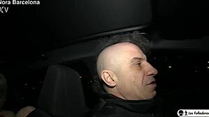 Blonde Lures Young Stud from Bus Stop for Hardcore Blowjob and Fuck