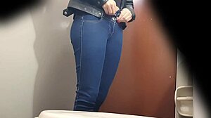 Argentinian Teen's Hidden Upskirt Miniskirt Piss Spy Cam