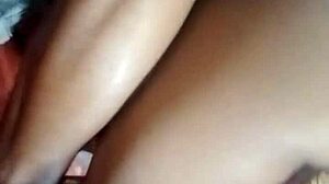 Couldn't Resist Her Big Tits While She Cooked In The Kitchen