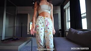 Furious Stepmom Catches Me Jerking Off To Her Nudes Then Spanks Hard