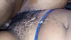 watch this hairy pussy get juicy missionary pounded screaming closeup 🔥❤️