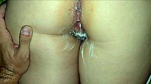 Creampie close-ups drip with squirt from hairy teen pussies compilation