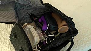 Ali Allure bends over bed sharing creampie with co-worker in swinger lingerie