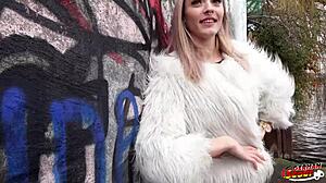 german becky skinny casting berlin pickup first time 😈🍑