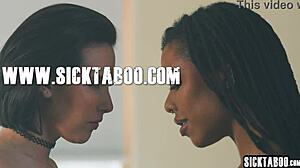 Black Kira Noir Fucks Horny Big Ass Lesbian Casey Calvert With Strapon