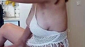 You Must Beg Before Wife Pegs Hubby with Strapon in Homemade Femdom Session