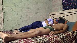 hot indian desi brother-in-law fucks sister-in-law bedroom homemade