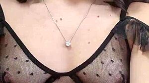 Shemale gets ready feeling frisky for some naughty fun