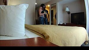 wife takes big black cock hidden cam fuck