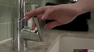 cecelia taylor accidentally deepthroats and rides stepbro's cock