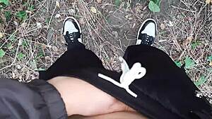 Risky Forest Lesbian Milfs Masturbate To Wild Orgasm