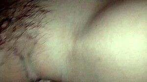 pretty babe sucks cock then spreads shaved pussy for deep creampie orgasm