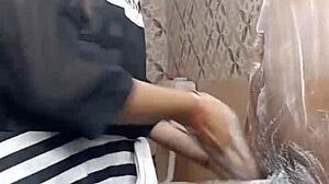 desi stepsis strips and bathes stepbro before closeup big cock tits ass play