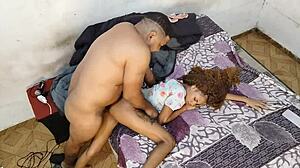 sexy latina teen fucks stepdad and boyfriend's best friend raw anal