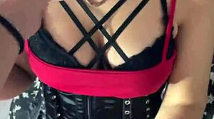 my submissive devil debora prado smokes and jerks my cock before guloso blowjob