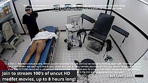 lesbian nurse melany lopez torments patient backstage with toys