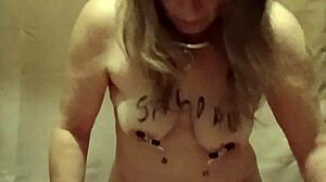 french milf bound bent over for maledom spanking submission