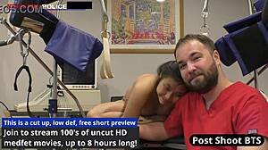 Raya Nguyen Fucks Cop for Freedom in Latex Handcuffs