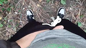 Risky Forest Lesbian Milfs Masturbate To Wild Orgasm