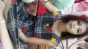 Indian Wife Fucks Friend Hardcore Doggystyle Riding at Home Hindi