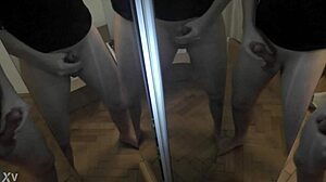 one guy unloads six cocks mirror cumshot explosion