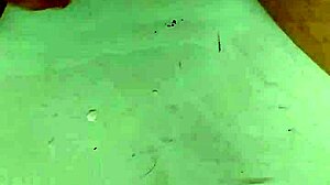 Woman Pees Messily Right on the Chair