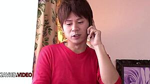 cute asian fuck doll sucks cock then gets pounded hard