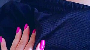 stunning college teen gives closeup handjob in dorm for big cock lovers