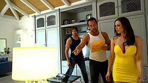 kendra lust milf takes big cocks hardcore mmf threesome facial cumshot