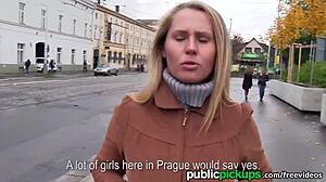 hey euro blonde wanna deepthroat my cock after street pickup?