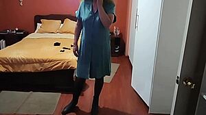 hey cuckold hubby, isn't my beautiful wife dressing so erotically hot for work today?