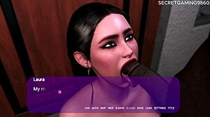 cuckold hubby watches wife take first bbc double penetration 😲 hentai game vibes 😂