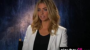 outdoor posing hides busty australian milf's tempting shaved secrets