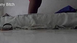 Hidden cam catches muscular african bodybuilder's see-through leg domination fetish full movie