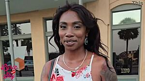 Date Night BBC Pounding Ebony Pussy for Hot Couple