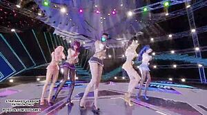 MMD KPop Dance Turns Hentai Wild with Ahri Akali Evelynn 4K!