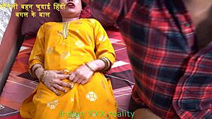 Indian stepsister's hairy armpits tease during dirty Hindi pussy fucking session