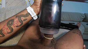 Step mom Leyne Rodriguez catches step son boner helps him cum quick on her ass