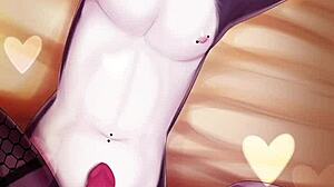 Cute Femboy Furry Moans Loudly While Taking Hard Shemale Cock Ride