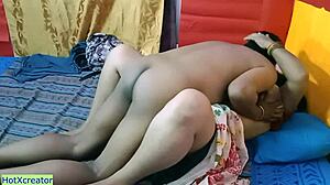 Indian Bhabhi Pays Husband Debt In Steamy Hindi Sex