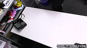 Nurse Charli strikes naughty deal bent over officer