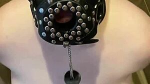 chubby goth bitch guzzles master's monster cock and hot piss 😈🔥