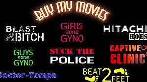 Doctor Tampa and Doctor Canada glove up sterilize castrate patient backstage humiliation