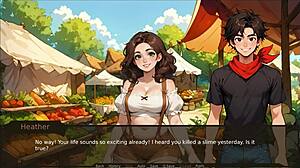 Step sis caught slurping banana in taboo farmer hentai game episode 6