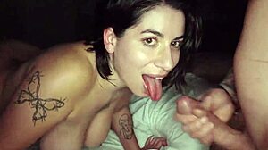 latina petite gets gangbang double vaginal penetration with monster cocks rough riding and squirting laughs